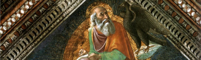 'Johannes de Evangelist' door Domenico Ghirlandaio (1486-90)